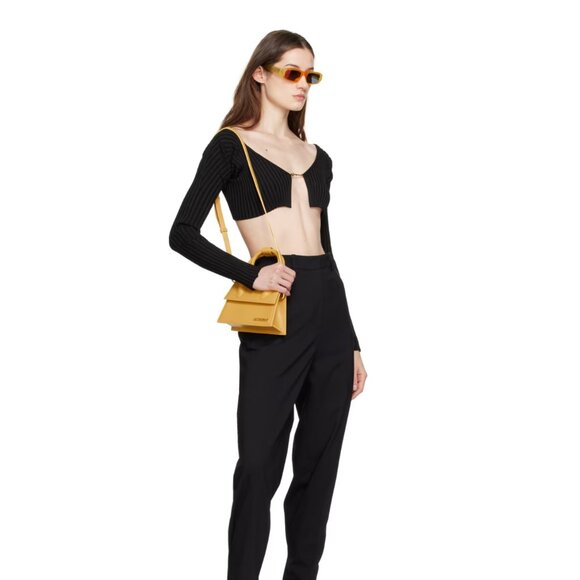 NWT- JACQUEMUS Black Le Papier 'La Maille Pralu' Cardigan - Picture 3 of 8